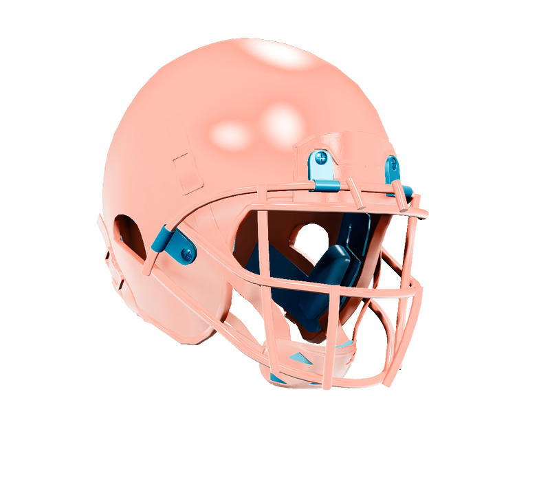 Los Angeles Sharks helmet